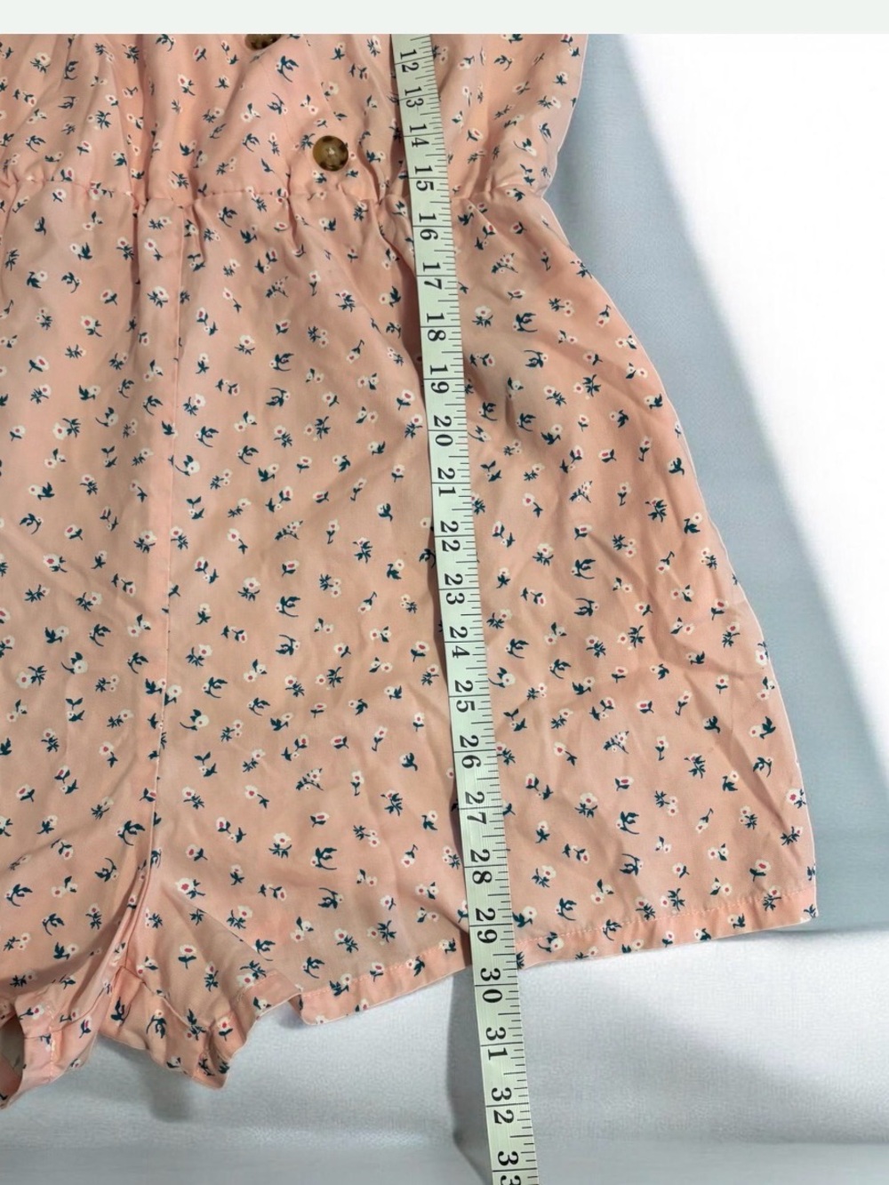 Guess Pink Floral Spaghetti Strap Romper - Picture 6 of 8
